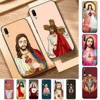 yndfcnb jesus christ god bless you phone case for huawei y 6 9 7 5 8s prime 2019 2018 enjoy 7 plus