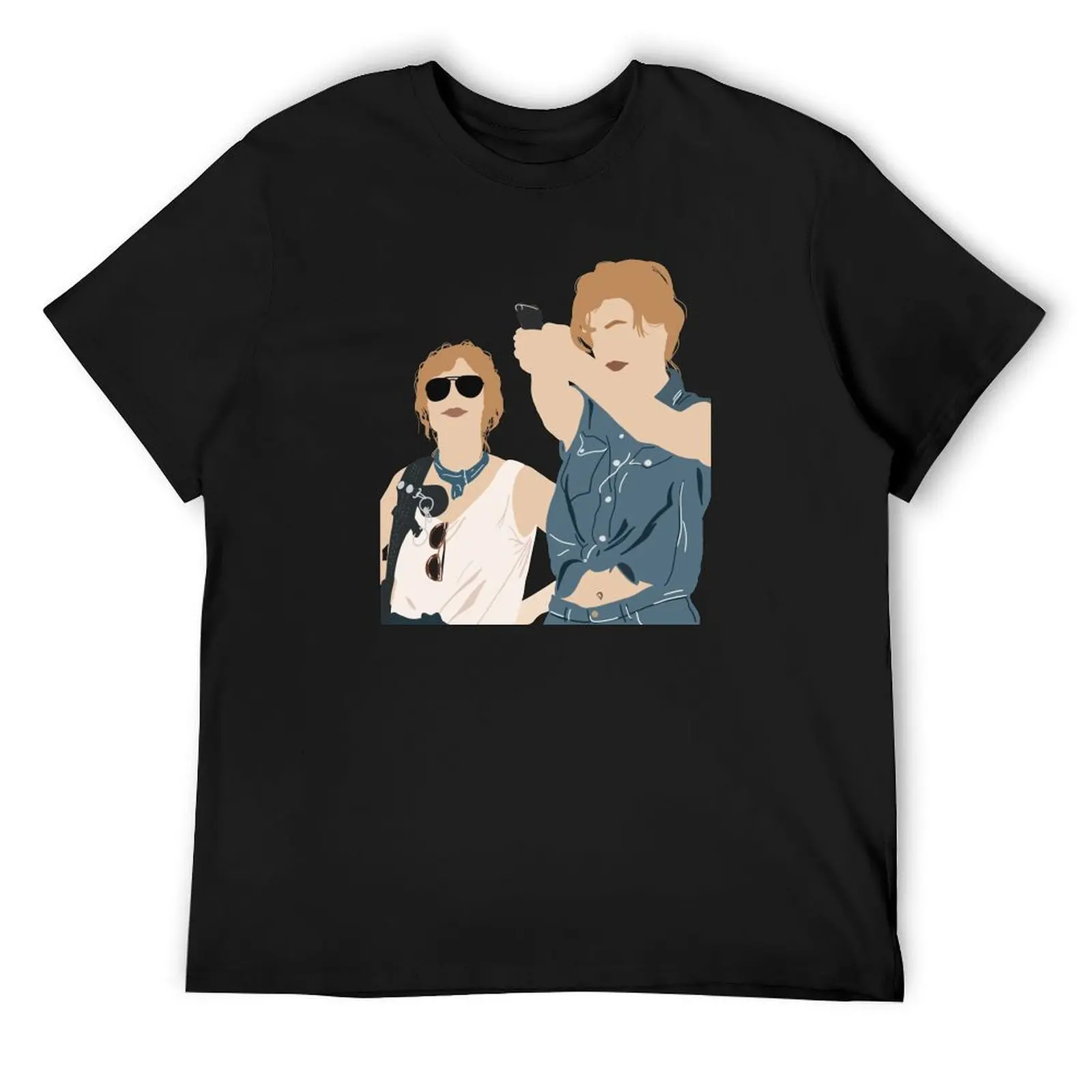 Футболка Тельма и Луиза корейские модные мужские футболки с рисунком аниме