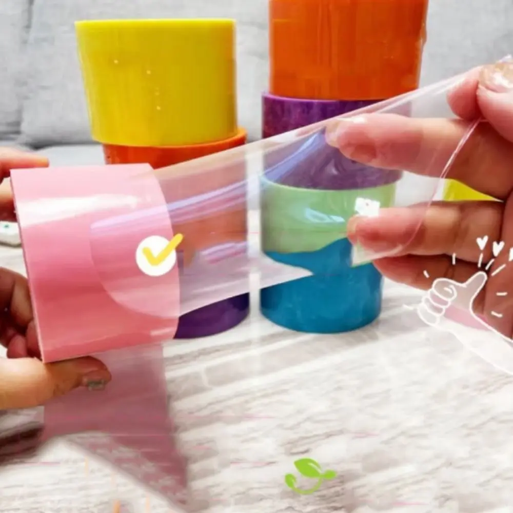 6 шт. светящиеся в темноте липкие шариковые ленты 10 м красочные клейкие игрушки