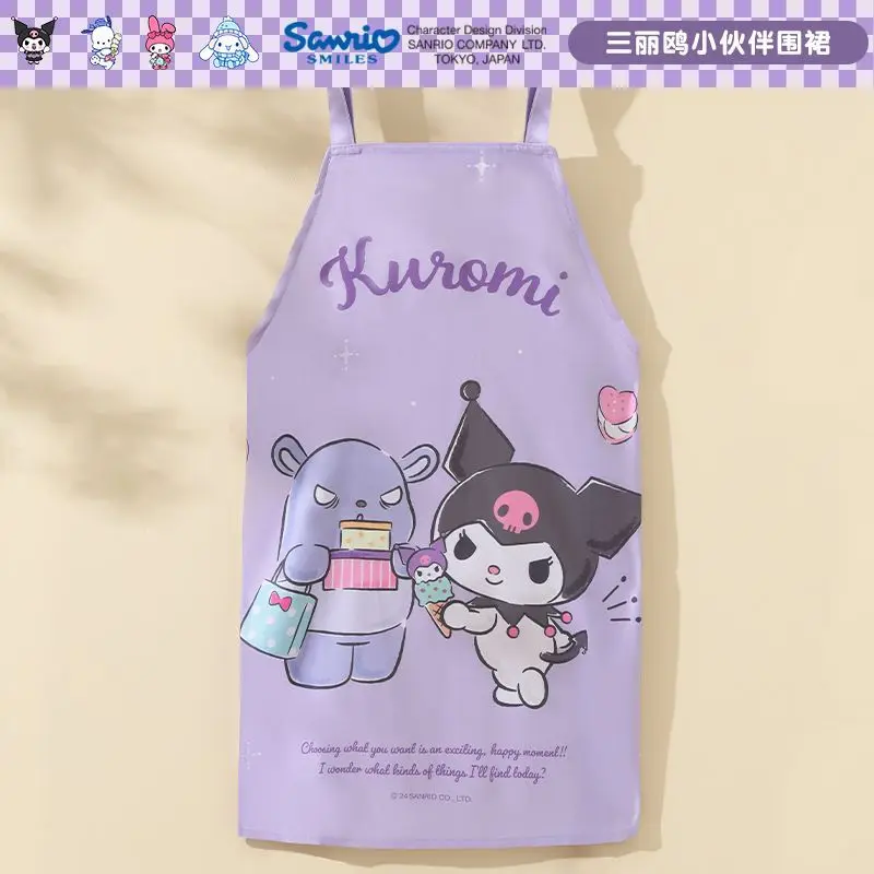 Новый аниме периферийный фартук Sanrio Kurome My Melody инновационная модная кухня милый