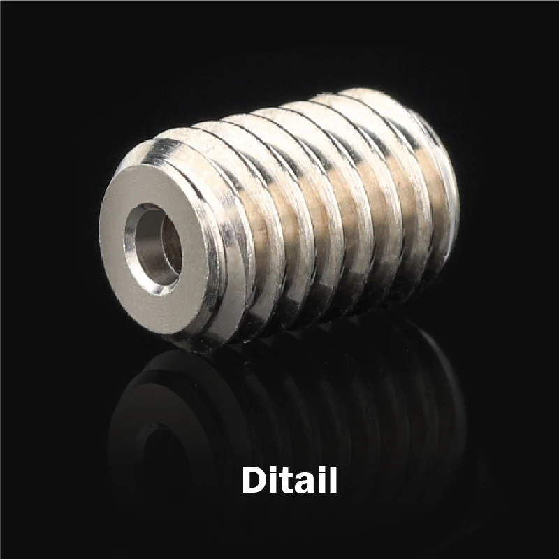 Mellow High Flow CHT Nozzle Copper Volcano Adapters For / Crazy Heating Block To V6 Hotend |