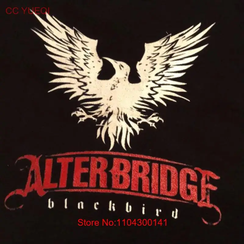 Футболка Alter Bridge Blackbird с коротким рукавом хлопковая черная мужская размеры от S до