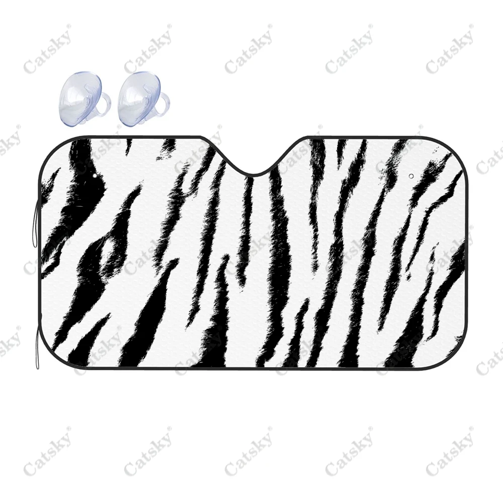 

Чехол на лобовое стекло автомобиля с текстурой тигра, солнцезащитный козырек, солнцезащитный козырек для авто, седана, грузовика