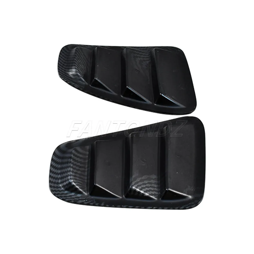 Фото Для Fiat 500 Abarth 595 695 2016-2024 крышка заднего фонаря декоративная наклейка глянцевый черный/углеродный вид №4