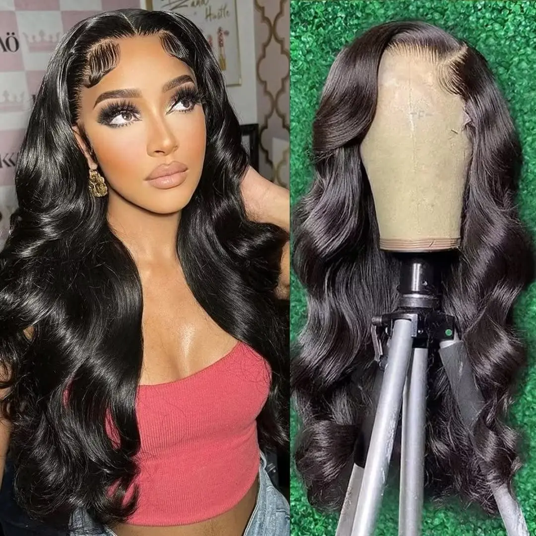 

Парики женские из 100% натуральных волос, 13 х4 дюймов