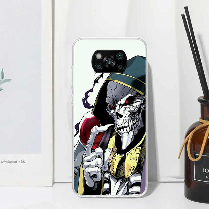Фото Чехол для телефона Overlord Anime для Xiaomi Poco X7 X6 X5 X4 X3 Nfc F7 Ultra F6 F5 Pro F4 Gt F3 M6 M5S M4 M3 Art Fundas Back Cover Poco №5