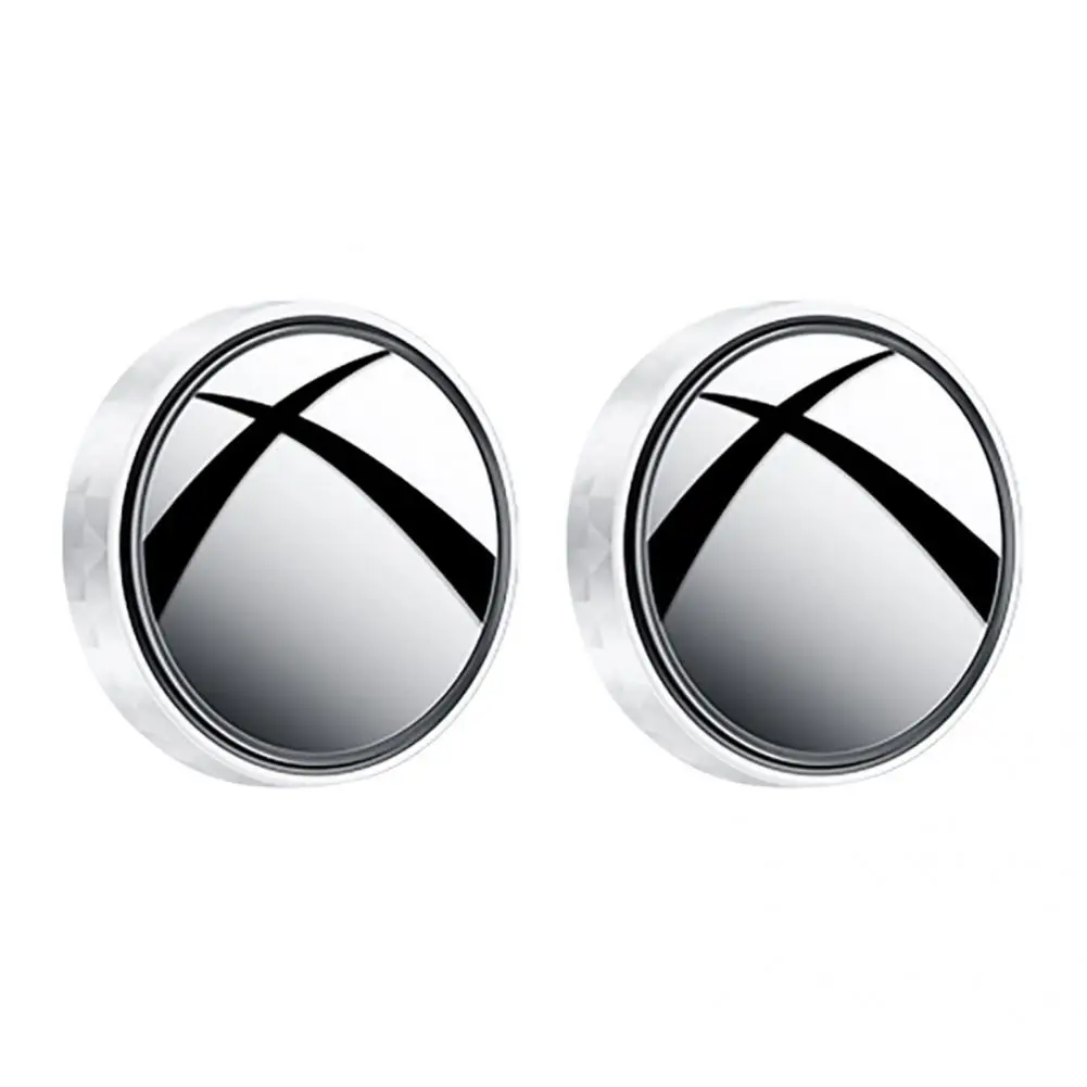 

2Pcs Mini Blind Spot Mirror Long Service Life Direct Replacement Sturdy Small Round Mirror Blind Spot Mirror