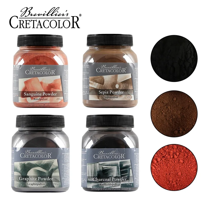 Австрийский импортированный CRETA цветной эскиз тонер графитовый уголь цветной порошок черный углерод светлый порошок