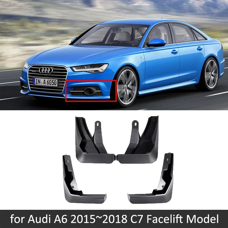 

Брызговики для Audi A6 C7 2012 ~ 2018 седан