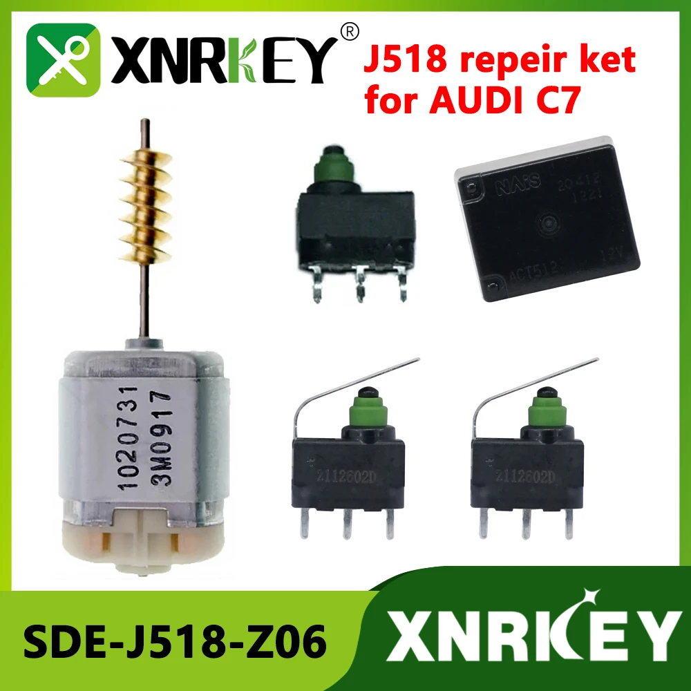 

ECUTOOL J518 Ремонтный комплект для Audi A8 C7 Q7 ELV двигатель OE 410009011 1020731 + ACT512 12 В реле + микропереключатели