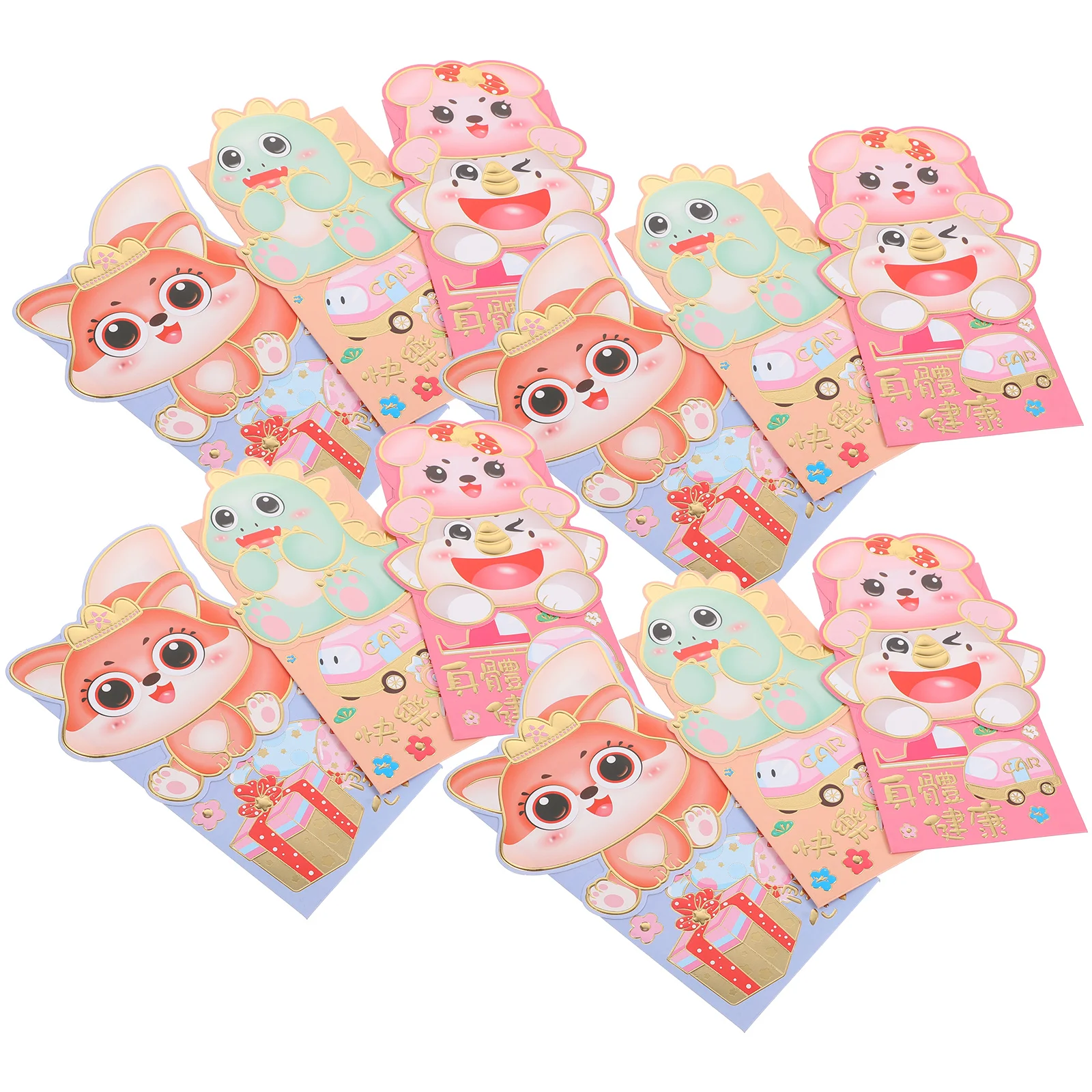 

Cute Envelopes Spring Festival Packet Gift Dragon Packets Red Chinese New Year Money Bag Luck 2024 Zodiac Wallet