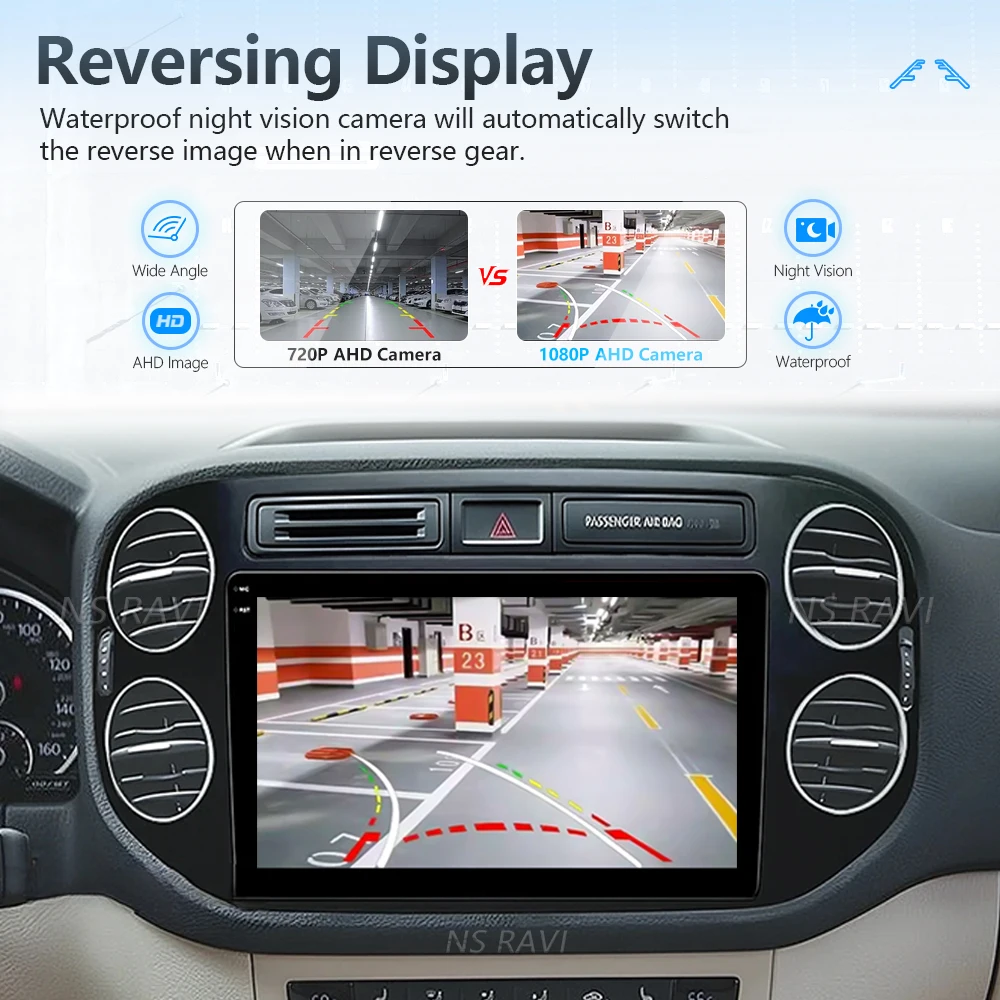 Фото Автомагнитола Android 16 с CarPlay, 2K экраном, 2DIN, для VW Volkswagen Tiguan 1 NF 2006-2016 №5