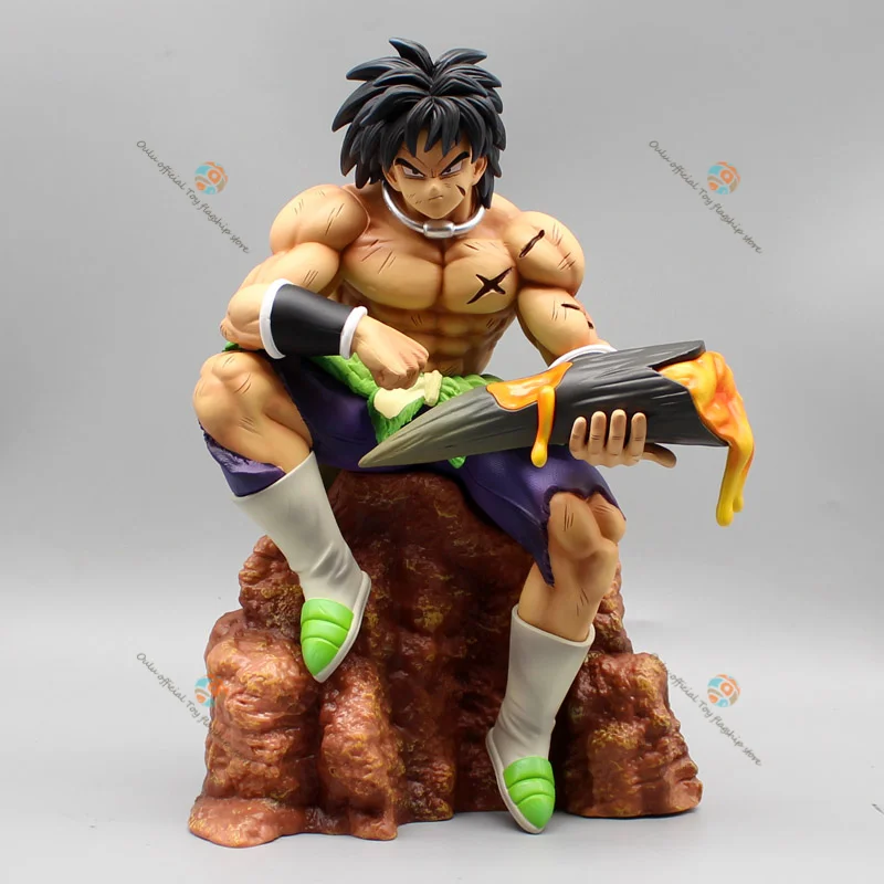 

24cm Dragon Ball Anime Figure Broli Action Figurine The Legend Super Saiyan Standing model toy Room ornament Birthday gift