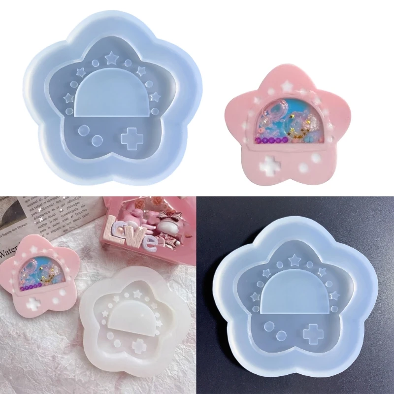 

Resin Shaker Mold,Resin Fillers Molds Silicone Quicksand Mould for DIY Crafts