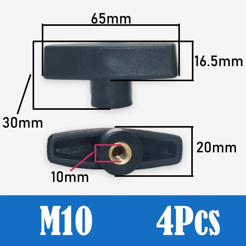 

Ручные гайки YMAX М6/М8/М10 латунные