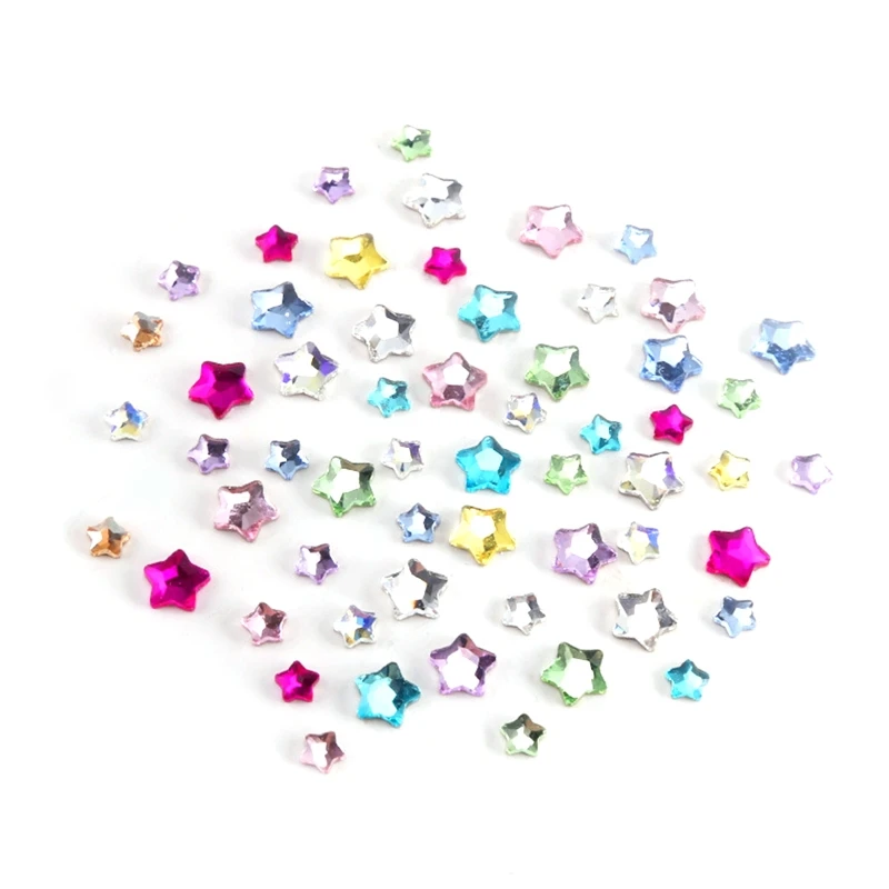 

Clear Nail Art Rhinestones Flat Back Nail Stones Gems Acrylic Nail Supplies