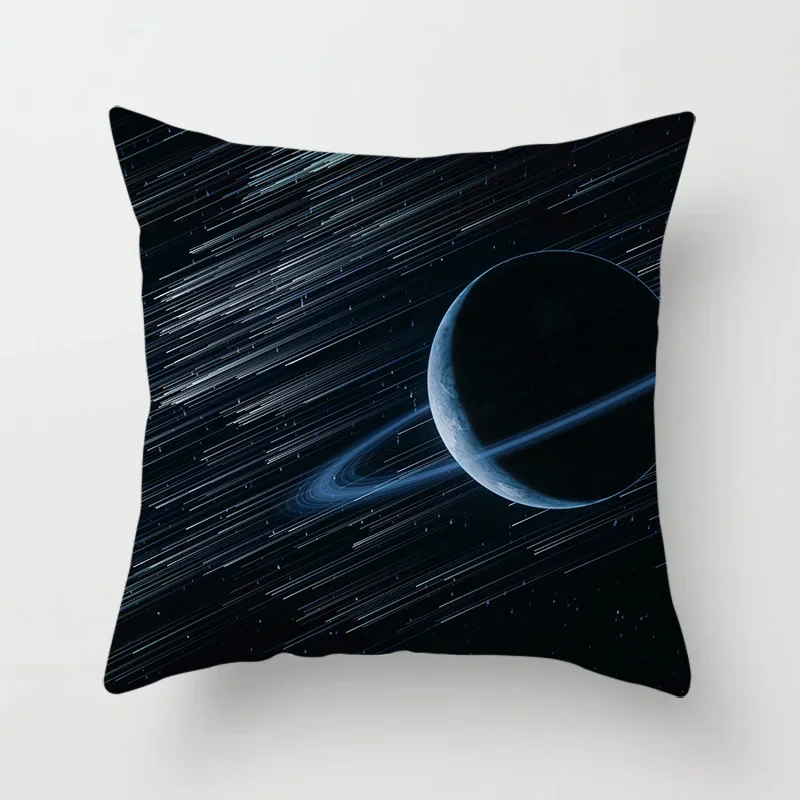 Наволочка в виде газеты со звездным ландшафтом украшение для дивана комнаты