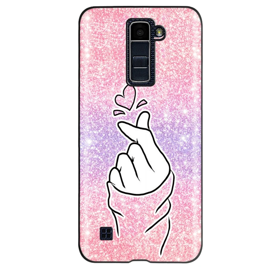 Фото Чехол для LG K10, милый чехол с рисунком, мягкий силиконовый матовый чехол для LG K10, K420, K430 K, 10, задние Чехлы для LG K10 2016, чехол-бампер №3