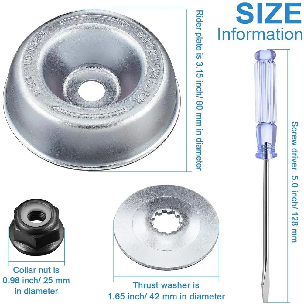 8pcs/set Weed Grass Blade Adapter With Easy Installation Gardening Machine Lawnmower Kit home tool parts |