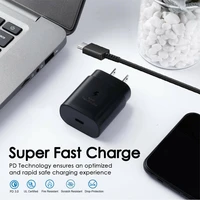 25w type usb c super fast wall charger 3ft cable for samsung galaxy s20 s21 5g