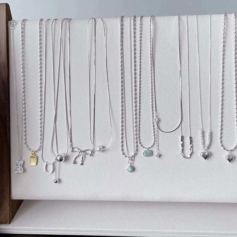 

925 Sterling Silver Necklace collection main promotion clavicle chain is suitable for silver jewelry sold all year round