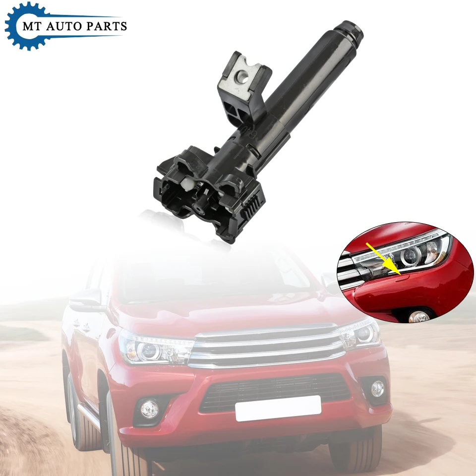 

MTAP Car Accessories Headlamp Washer Nozzle Cleaning Actuator For Toyota Hilux 2015 2016 2017 2018 OEM:85208-0K040 85207-0K040