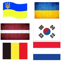 ukraine national flag fusible textile transfer rhinestones applique iron on transfers patch for clothing ironing applications
