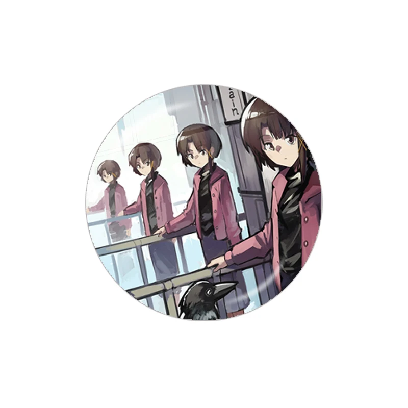 Аниме серийные эксперименты фигурка Lain 12 мм/16 мм/18 мм/20 мм/25 мм/30 мм круглая