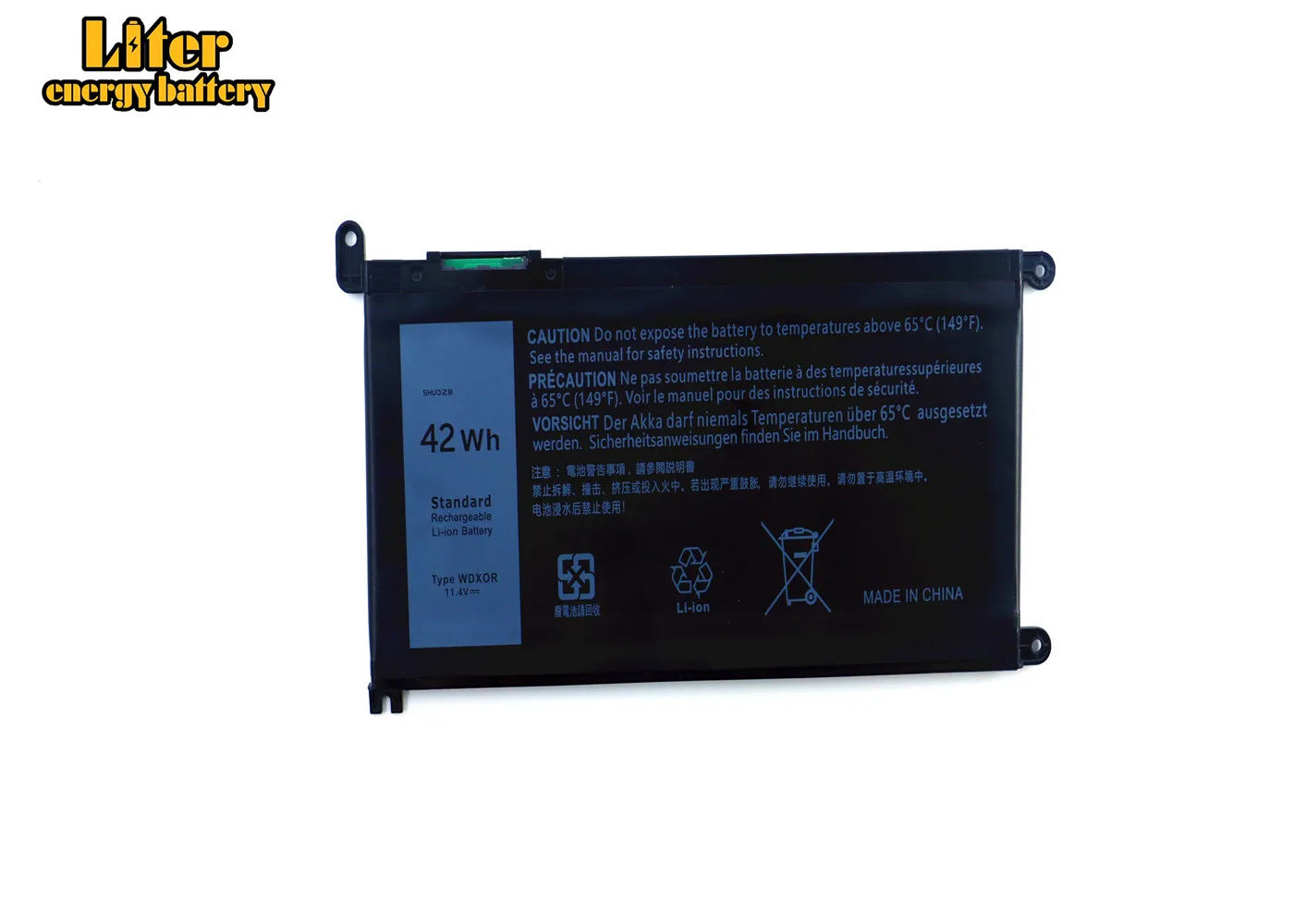 Original Novo 13 Wdx0r 42wh Bateria do Portátil para Inspiron 5000 5368 5378 7368 15 7560 Wdxor T2jx4 3crh3 14 7000 7560 7460 5567