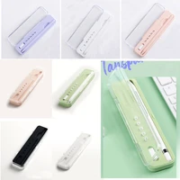 pencil holder portable office silicone stylus pen cover protective storage box tablets pen casesfor apple pencil 12
