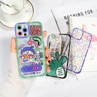 for iphone 13 pro max case for apple iphone 11 12 pro max xr x xs max 7 8 se 2020 silicone soft cover cartoon shockproof fundas