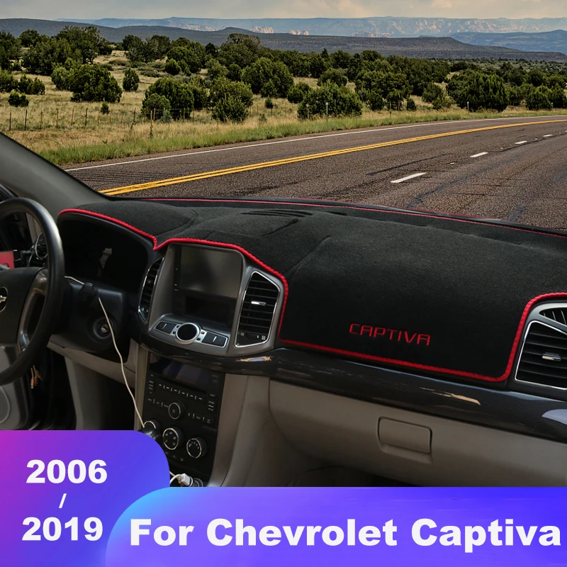 

Коврики для приборной панели автомобиля, коврики для защиты от ультрафиолетового излучения, чехол, коврики для Chevrolet Captiva C100, C140, 2006-2017, 2018, 2019,...
