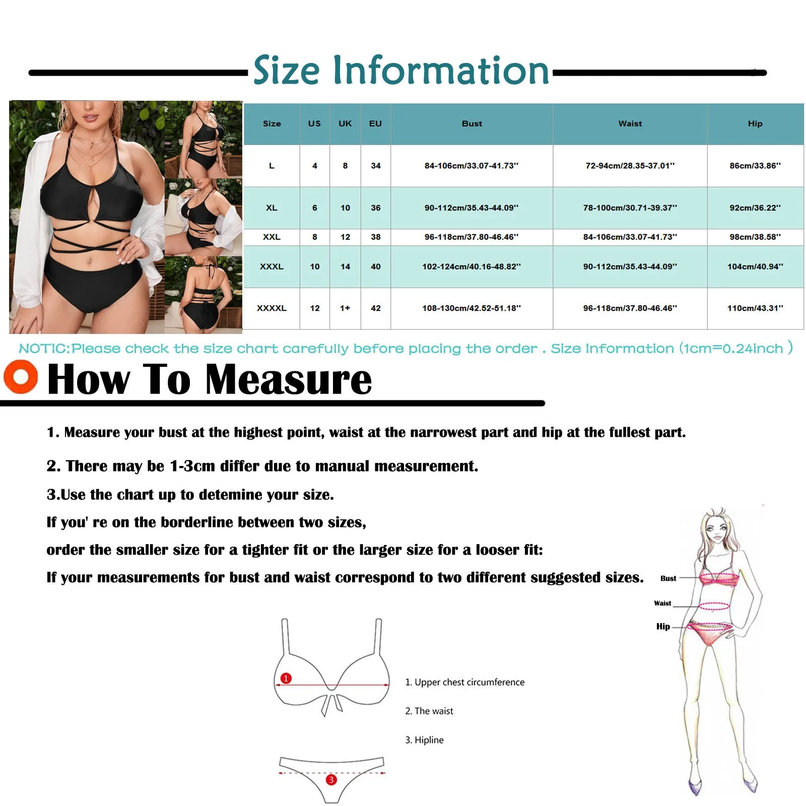 Женский однотонный дизайнерский комплект бикини 4xl купальник с высокой талией