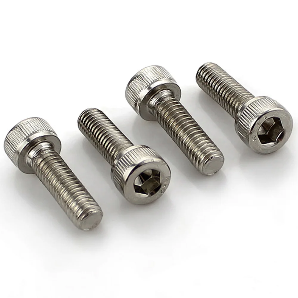 4-60 шт. шестигранные винты M2 9 класса легированная сталь никелированная круглая