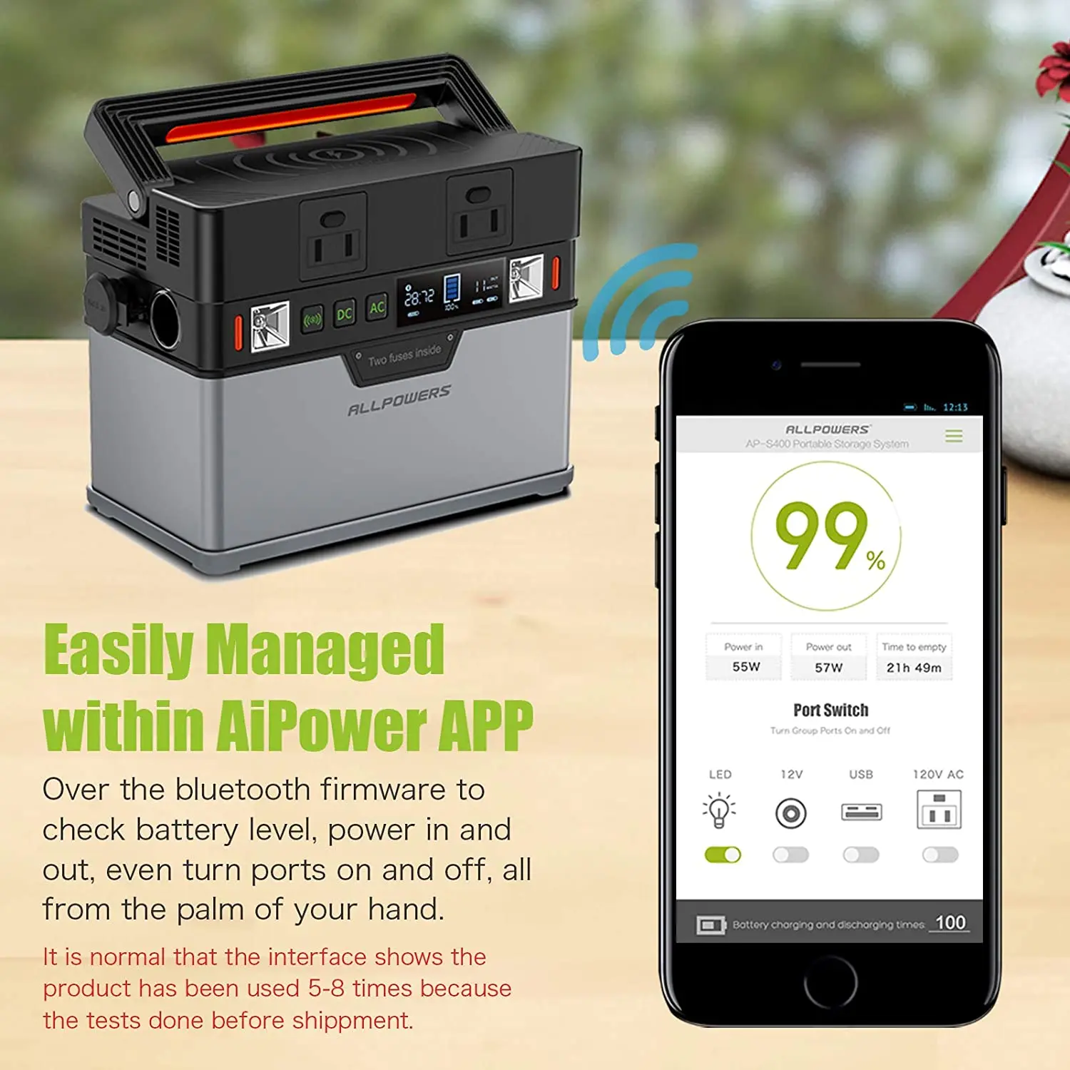 Уникальные товары 300 Вт генератор батареи Portable с защитой от короткого замыкания