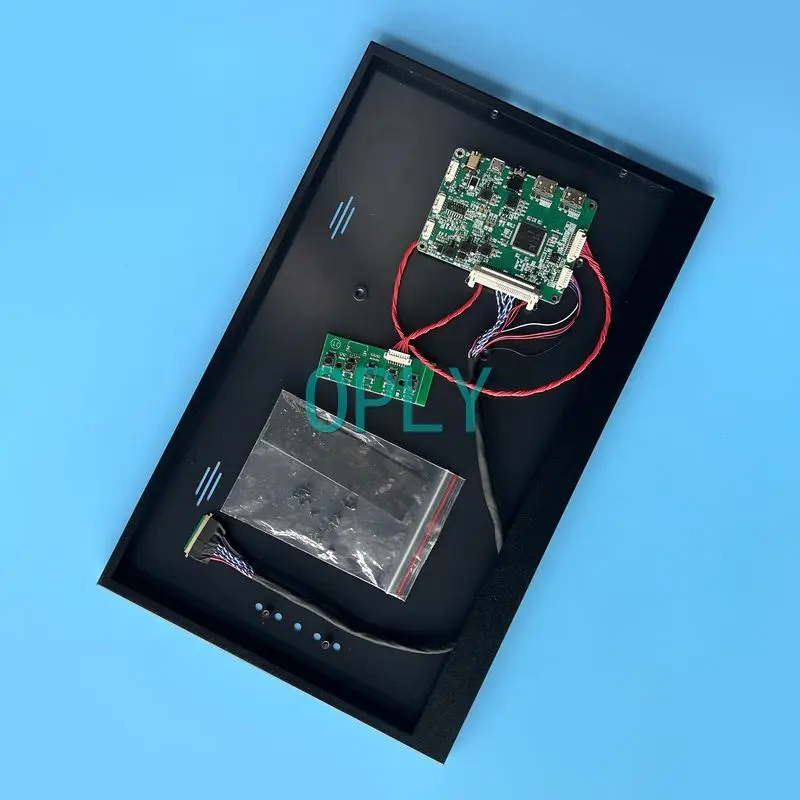 

For B140XW01 2 HDMI-Mini Metal Case+Driver Controller Board 1366*768 Monitor Portable Refit 40 Pin LVDS Kit DIY USB Micro 14"