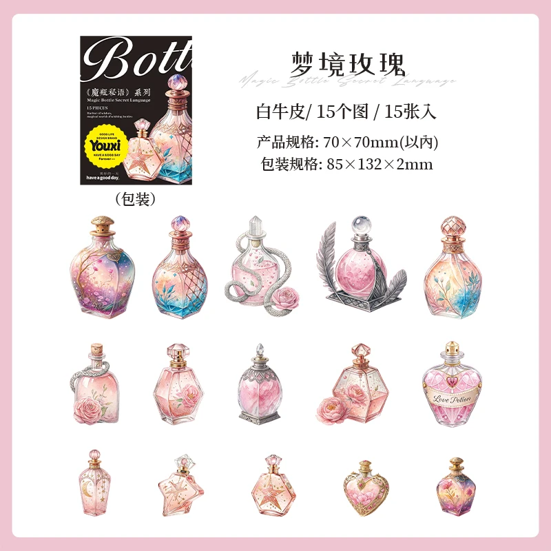 

Набор наклеек для бутылок Journal GO