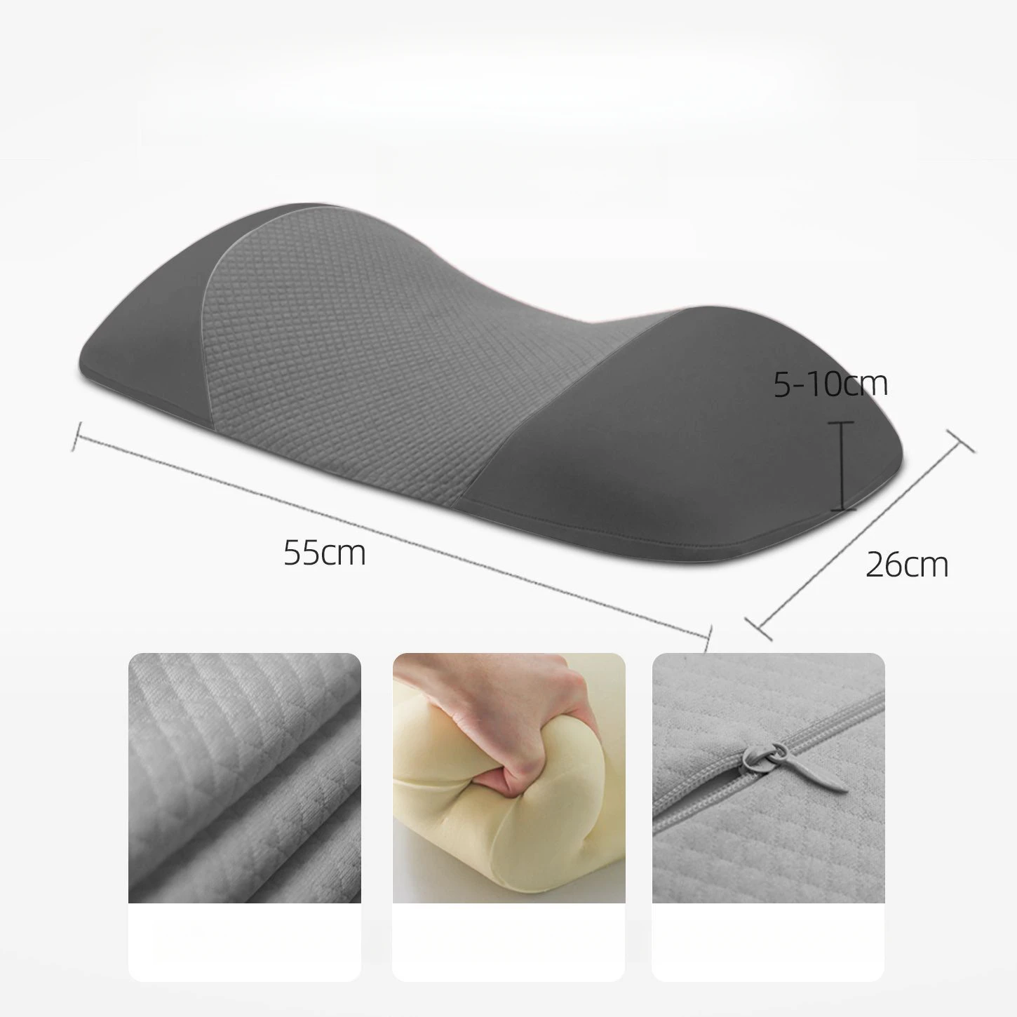 

Подушка для поясницы из пены с эффектом памяти