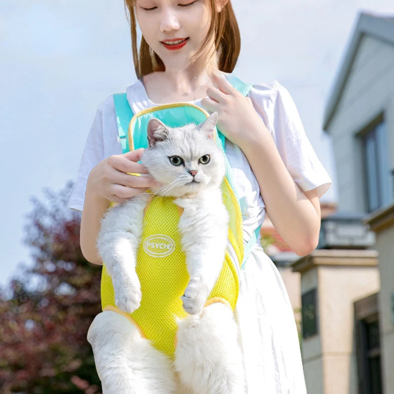 

Outdoor Travel Pet Backpack Carrier for Cats Front Travel Dog Bag Carrying for Small Medium Dogs Backpack Cat Carrier