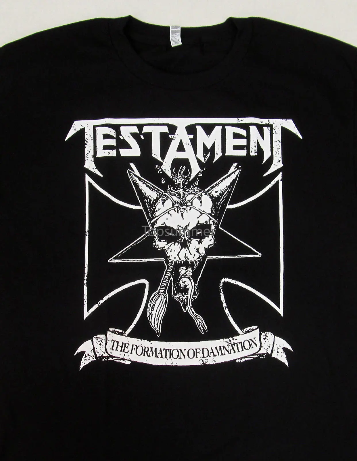 

Testament T Shirt The Formation Of Damnation Thrash Metal Men'S O-Neck Printed Tee Shirt New 2018 Fashion Hot