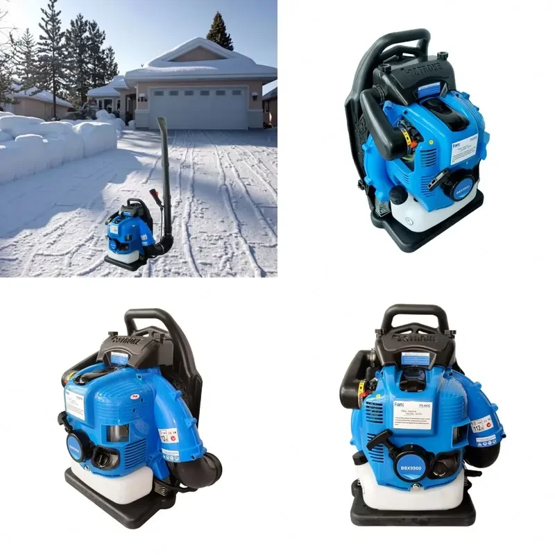 Фото Промышленный беспроводной воздуходув Larissa Motor 850B, 80 куб. см, 4-тактный, для уборки листьев и снега, макс. скорость воздушного потока 160 миль/ч, производительность 1000 CFM+ №1