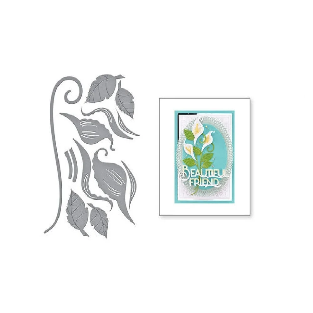 

New Lily Flower Metal Cutting Dies Stencils For Scrapbooking Decorative Embossing Card Making DIY Handmade Gift Knife Template