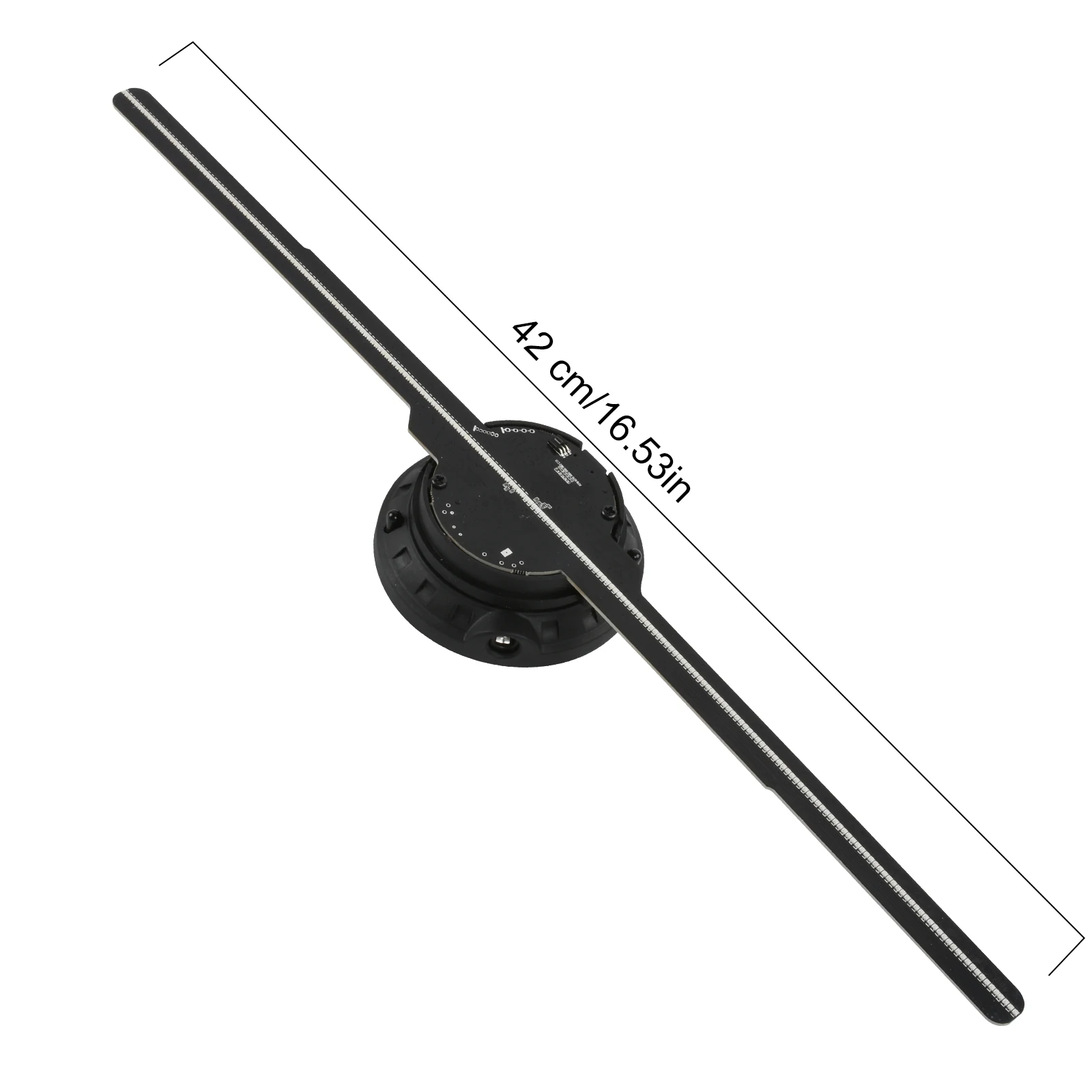 42 см 3D веер голограмма проектор невооруженным глазом светодиодный знак