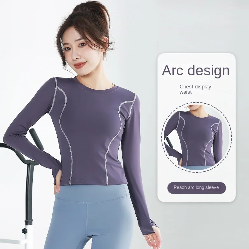 

Sports Belly Dance Lyrical Costume Women Party Tops Classical Yoga Street Chinese Folk Rave Casual Latin Long Sleeve T-shirt
