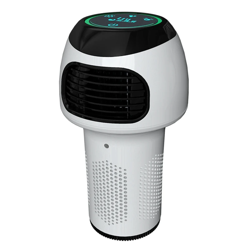 

Mini Portable Car Air Purifier For Home Bedroom Office Desktop Pet Room Air Cleaner For Car With True HEPA Filters