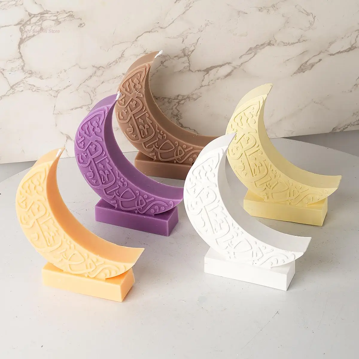 Силиконовая форма в виде луны для создания 3D-изображения