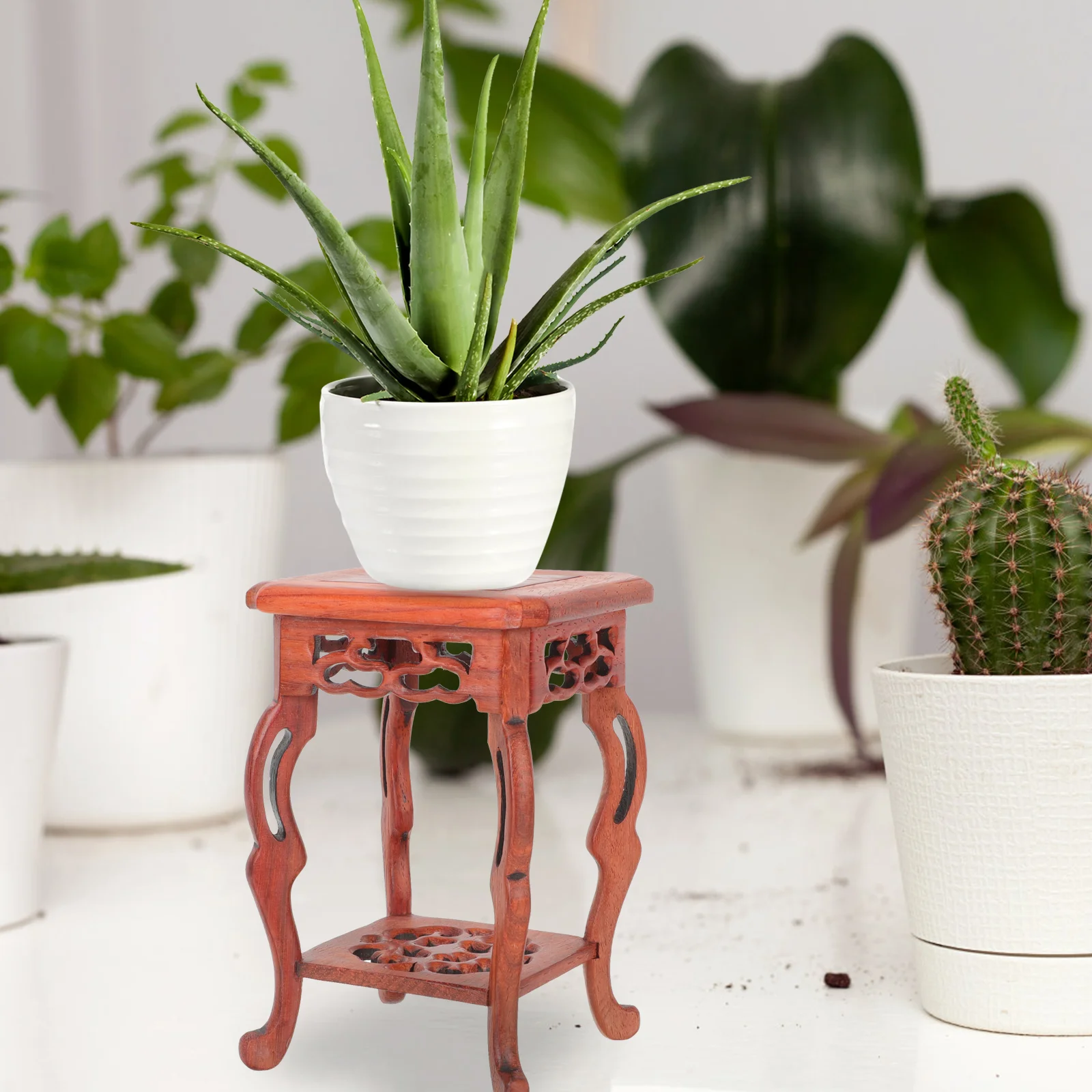 Основание с красной грушей принадлежности для цветочных горшков комнатные