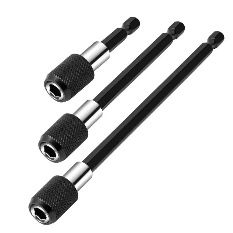 

1/4 Inch Hex Shank Quick Release Electric Drill Magnetic Screwdriver Bit Adjustable Extension Holder Bar Shank Power Tools