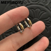 meyrroyu summer new cute smiley face hoop earrings for women 2022 luxury fashion trendy jewelry gift party pendientes mujer
