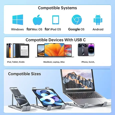 кебиду Док-станция 8 в 1 для ноутбука